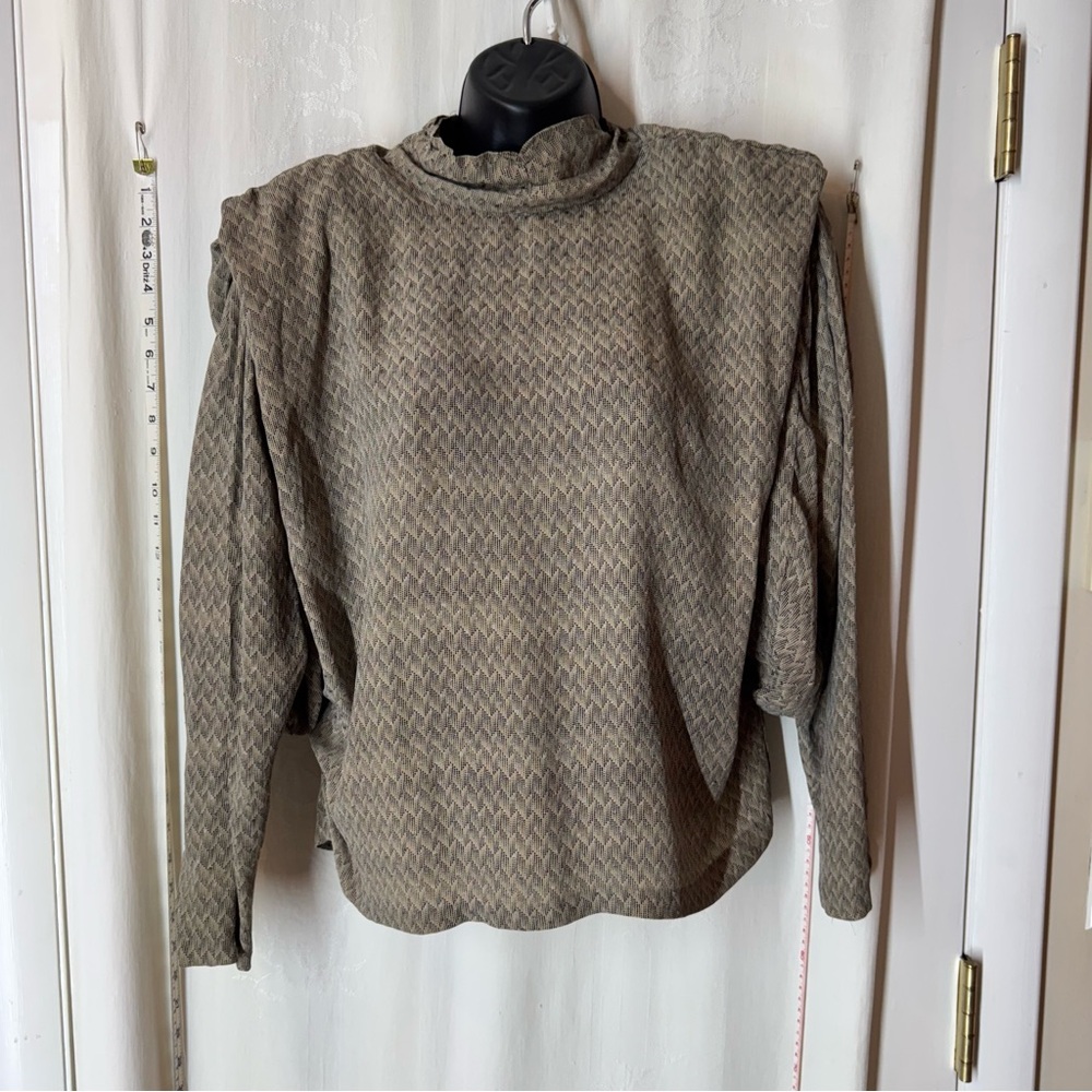 Vintage Saint Romei Silk Patterned Blouse